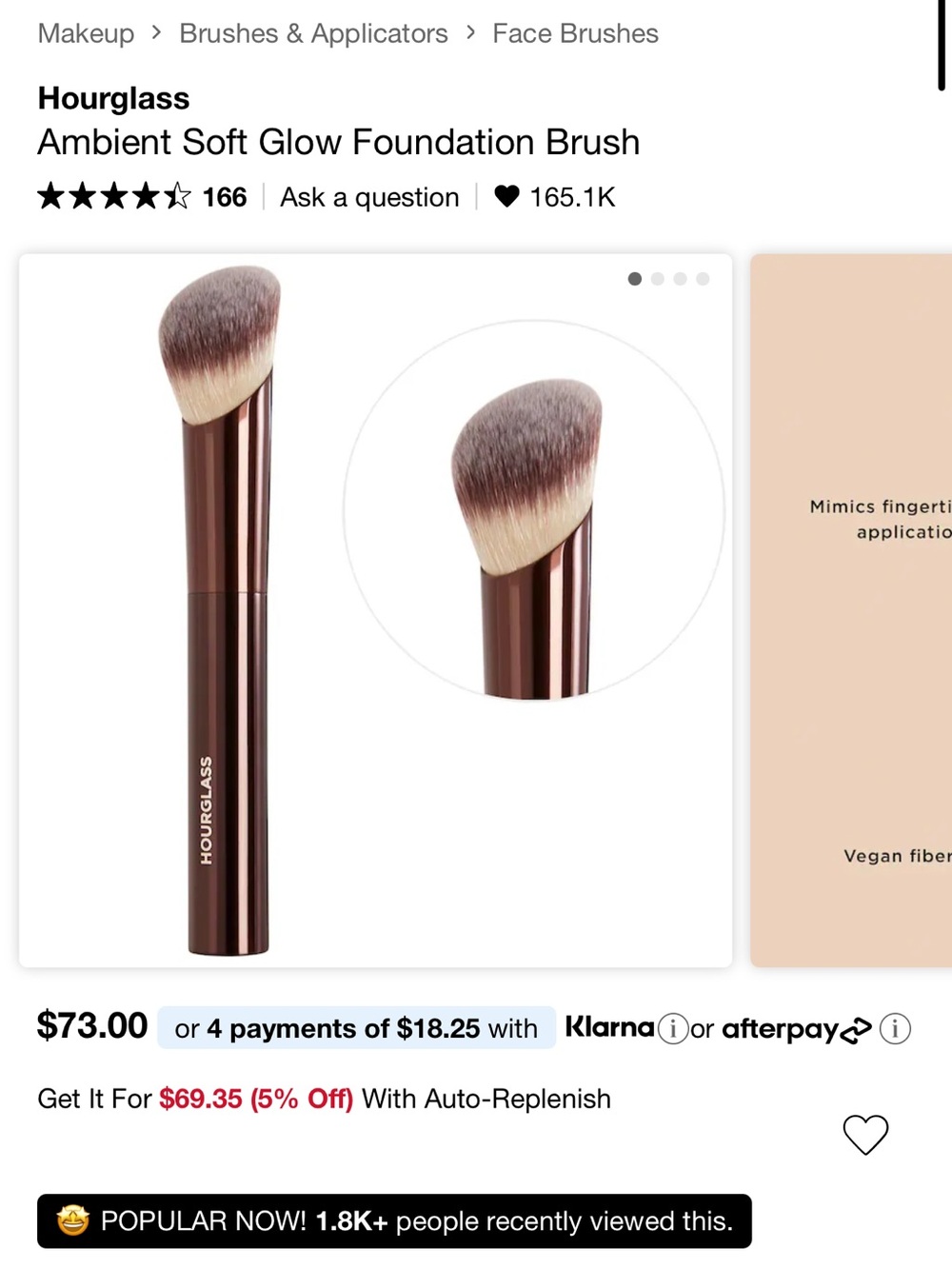 Hourglass Ambient Soft Glow Foundation Brush